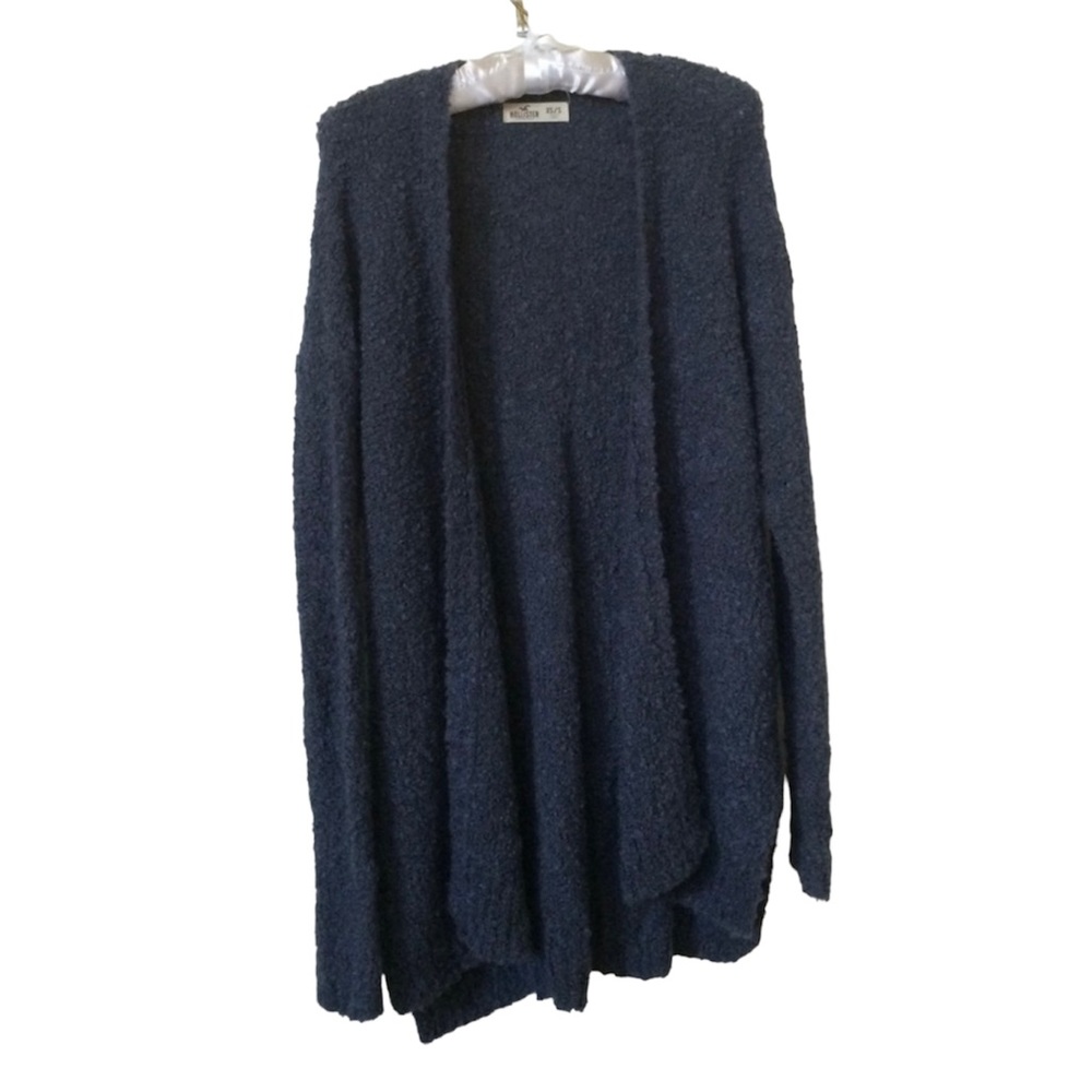 Navy Blue Open Cardigan